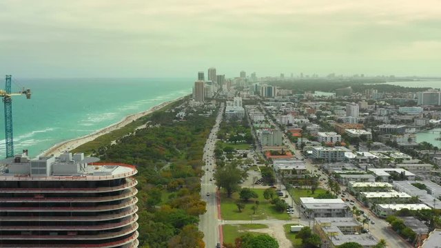 Aerial North Shore Open Space Park