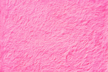 Pink fur texture close up. Pink fluffy fur background - obrazy, fototapety, plakaty