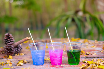 Epoxy resin in cup for casting Stabilizing wood and pine cone hybrid