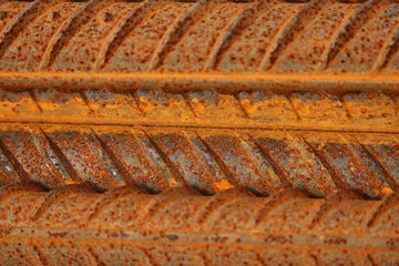 Background of metal armature