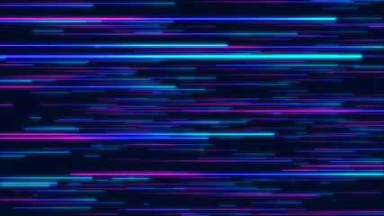 Purple & blue abstract radial lines geometric background. Data flow. Optical fiber. Explosion star....