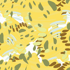 Retro vintage 80 Memphis style of fashion illustration. Seamless abstract vector illustration background.