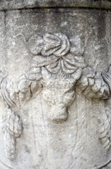 Fototapeta na wymiar The antique bas-reliefs.Mugla.Turkey 