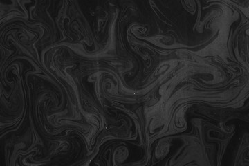 Suminagashi marble texture hand painted with grey 