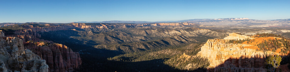 Beautiful View of an American landscape during a sunny day. Taken in Bryce Canyon National Park, Utah, United States of America.
