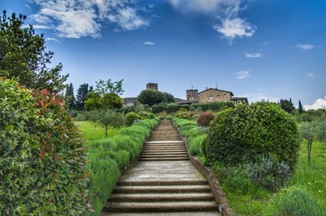 Monteriggioni stairway