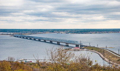 Imperial Bridge over  Volga River in Ulyanovsk (Simbirsk)