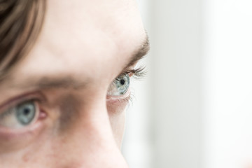 light human eyes, macro