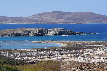 Delos Archaeological Museum on the island of the Cyclades
