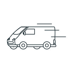 delivery service van icon