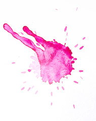 watercolor stain texture red