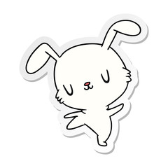 sticker cartoon kawaii cute furry bunny