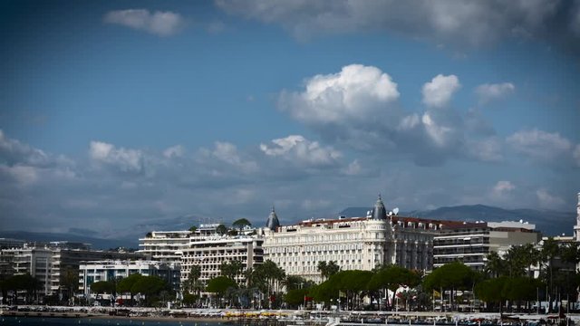 CANNES TIMELAPSE BAY CROISETTE 
