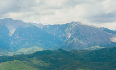 Obraz premium View up the mountains