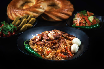 uzbek cuisine plov somsa