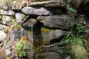 Fototapeta na wymiar Fuente de piedra