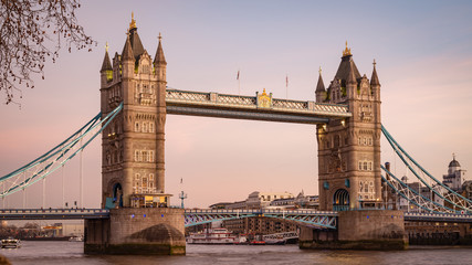 Fototapeta na wymiar London cityscape with Tower Bridge