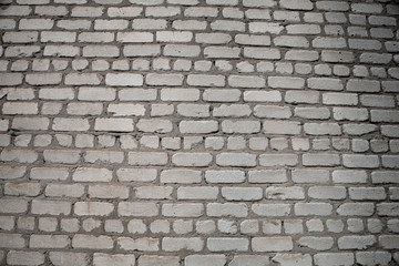 Background of old vintage dirty brick wall