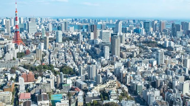 4K・東京風景・タイムラプス