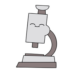 cute cartoon microscope