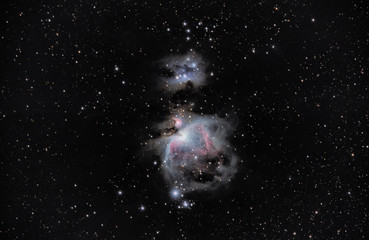 Obraz na płótnie Canvas M42, great nebula of Orion in Alava, Spain