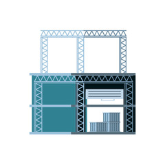 warehouse building isolated icon