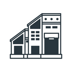 warehouse building isolated icon