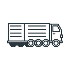 delivery service truck icon