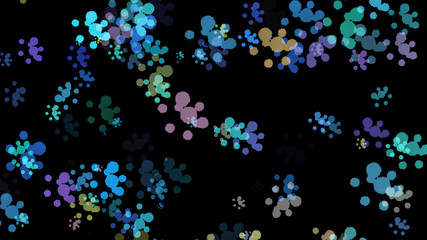 Background with paint. Divorces and drops. Periwinkles.