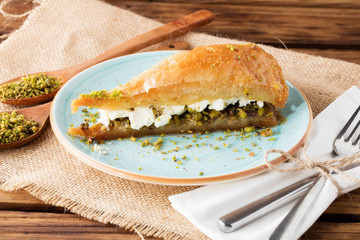carot slice baklava