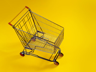 Metal shopping cart