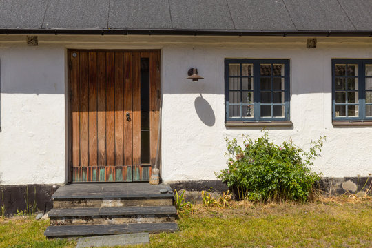 Door and window of an old house