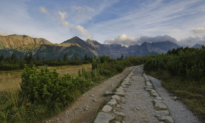 Way in the mountains