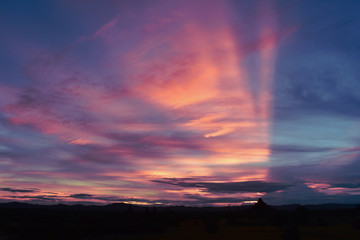 Obraz premium sunset burma