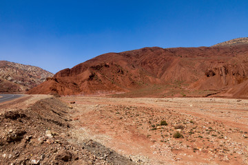 Fototapeta na wymiar Valle del fiume Ounila, Marocco