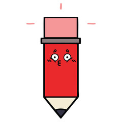 cute cartoon pencil
