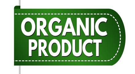 Organic product banner design