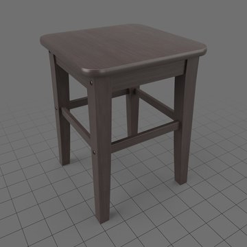 Wooden stool 1