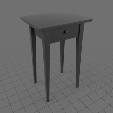 Wooden nightstand