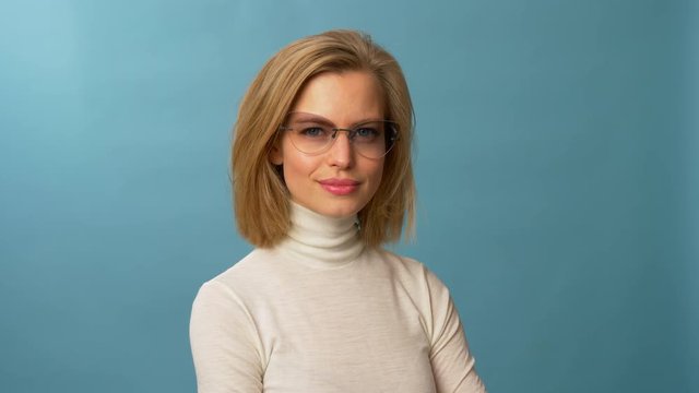 Artistic model wearing a fancy sun glasses