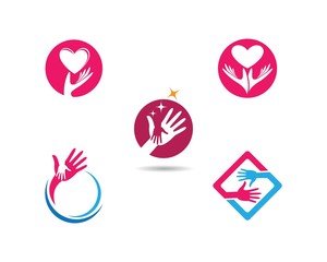Hand Care Logo Template