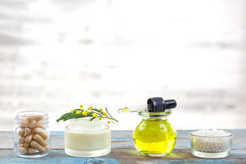 healthcare and bodycare : products derived from mimosa for health and cosmetics