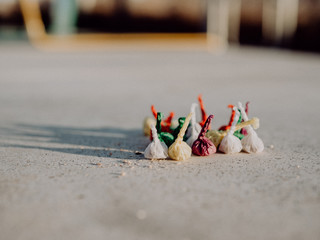 colored pyrotechnics, children's for children