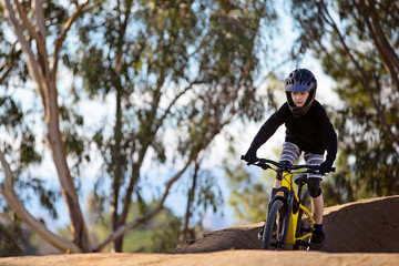 kid mountain biking