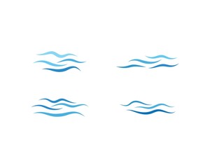 Obraz premium Water wave Logo