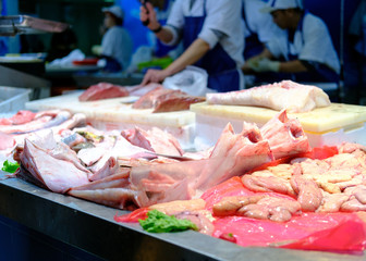 Fish for sale in a Portuguese Market.