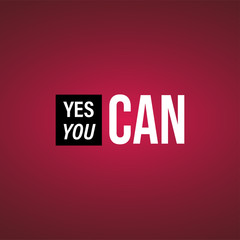 yes you can. Life quote with modern background vector