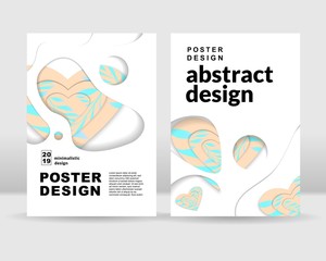 Abstract poster background. It can be used for posters, cards, flyers, brochures, magazines and any kind of cover. EPS 10