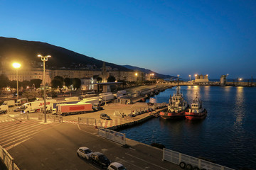 harbour at night