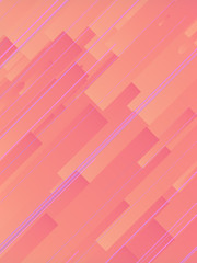 Abstract 3d rendering of colored geometric shapes. Computer generated geometric pattern.